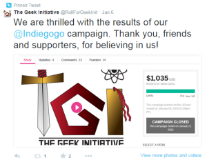 The Geek Initiative   RollForGeekInit    Twitter