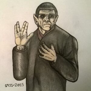 Leonard Nimoy as Spock by Shawn Proctor
