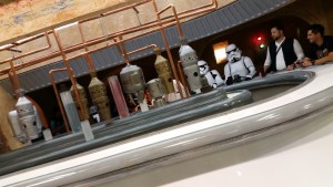 Fans could look at a replica Cantina set, though it was mostly used for private photo shoots.